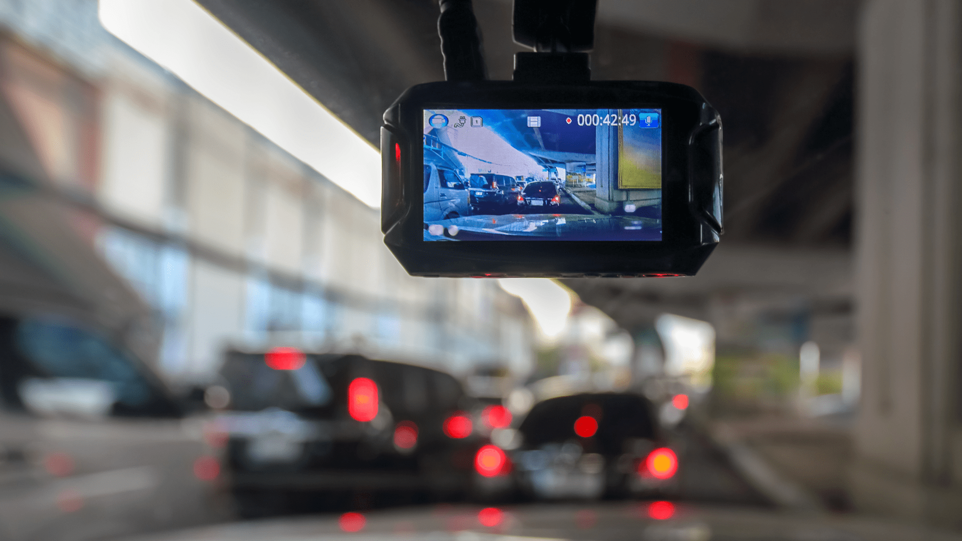 Dashcam footage for car accident claims