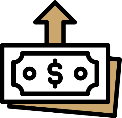 Higher settlements icon