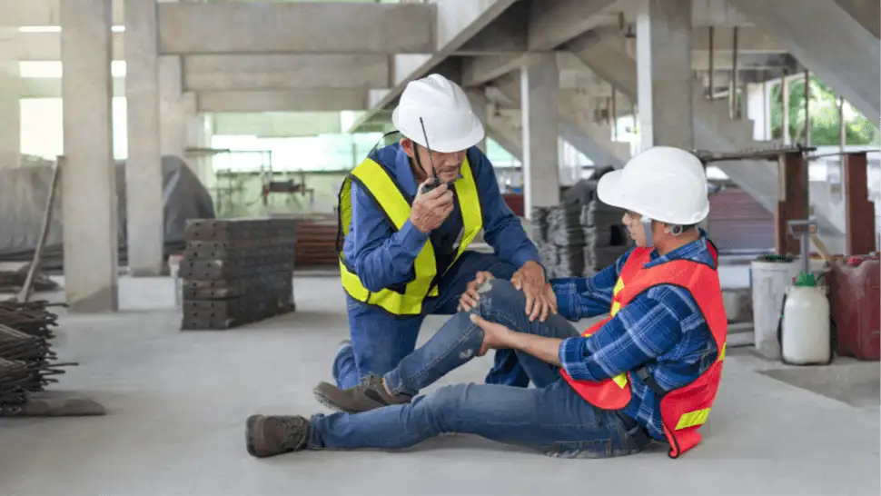 Worker injured on work site